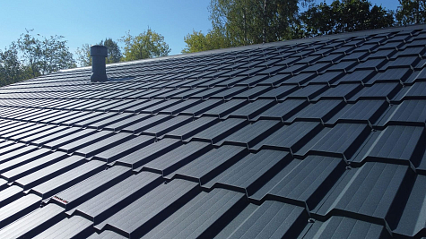 Купить Металлочерепица Гранд Лайн / Grand Line, Quadro Profi, PE 0,45 цвет RAL7024 темно-серый - изображение 1